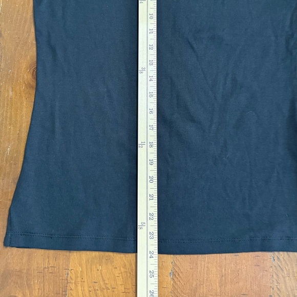 Tommy Hilfiger Black Fitted Cut Out Short Sleeve Tee size L - Picture 7 of 9